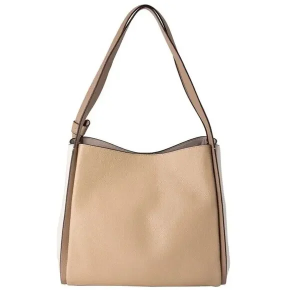 Kate Spade New York Knott Colorblock Large Shoulder Warm Stone Multi One Size - Picture 4 of 15